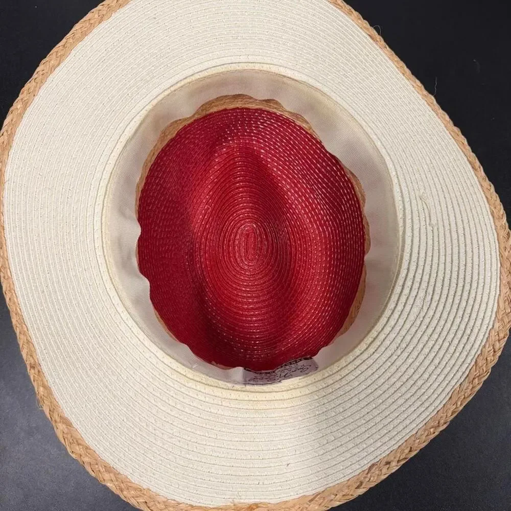 Unbranded Women's Red and Burgundy Hat